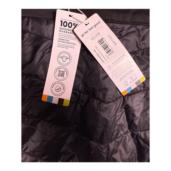 Smartwool Smartloft Skirt Merino Wool Womens Extra Small Black Quilted Pull On - Picture 6 of 12